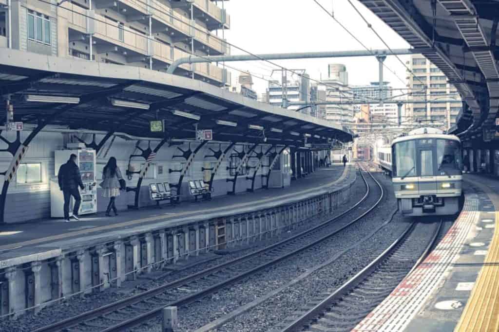 one day trip osaka - railway station in Osaka