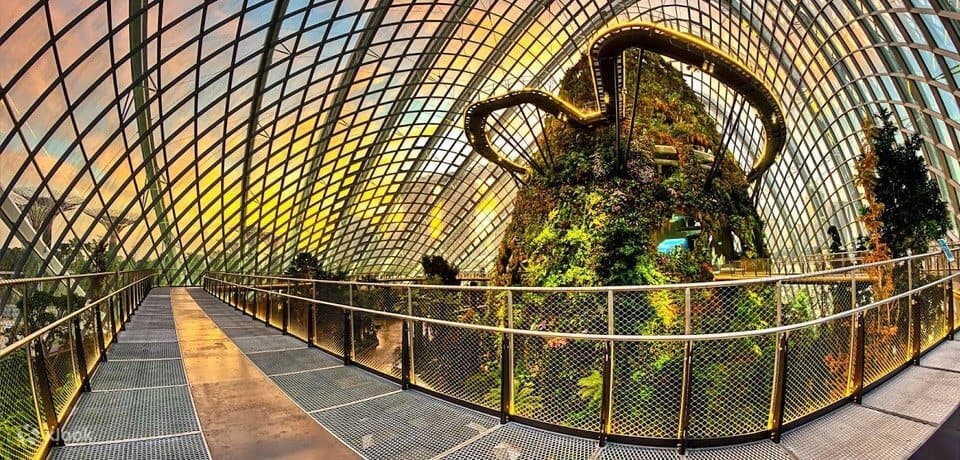 5 day itinerary in singapore  - Cloud Forest in Gardens by The Bay Singapore
