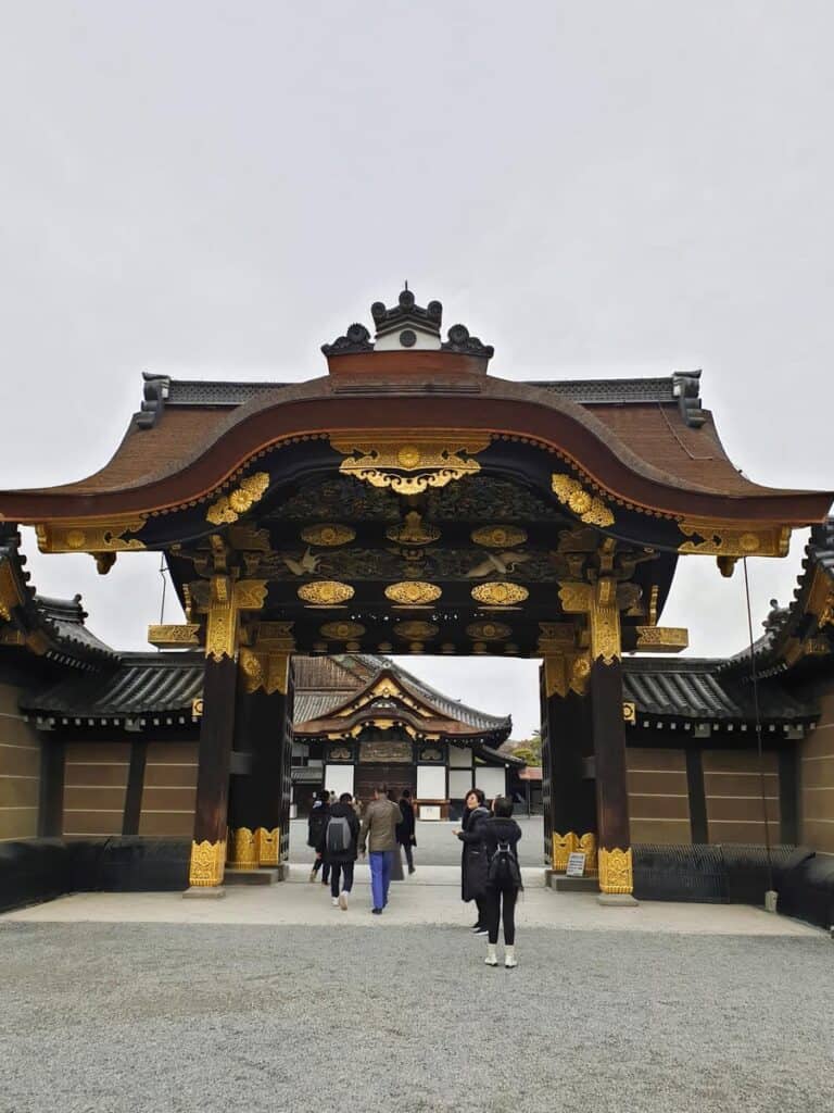 best photo spots Kyoto - Karamon Gate of Nijo Castle