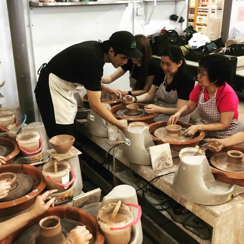 pottery class singapore - goodman ceramic studio