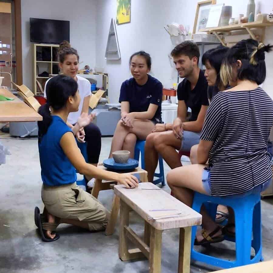 pottery classes in singapore - school of clay arts