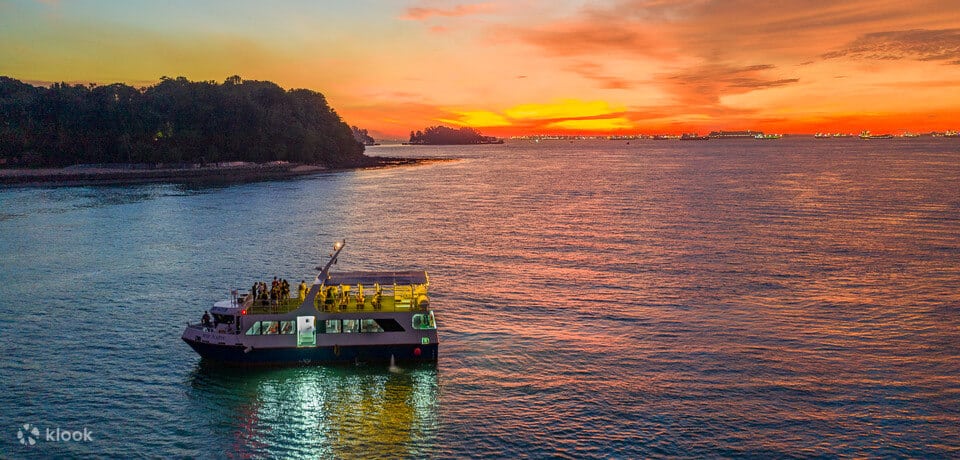 things to do in singapore alone - sunset cruise