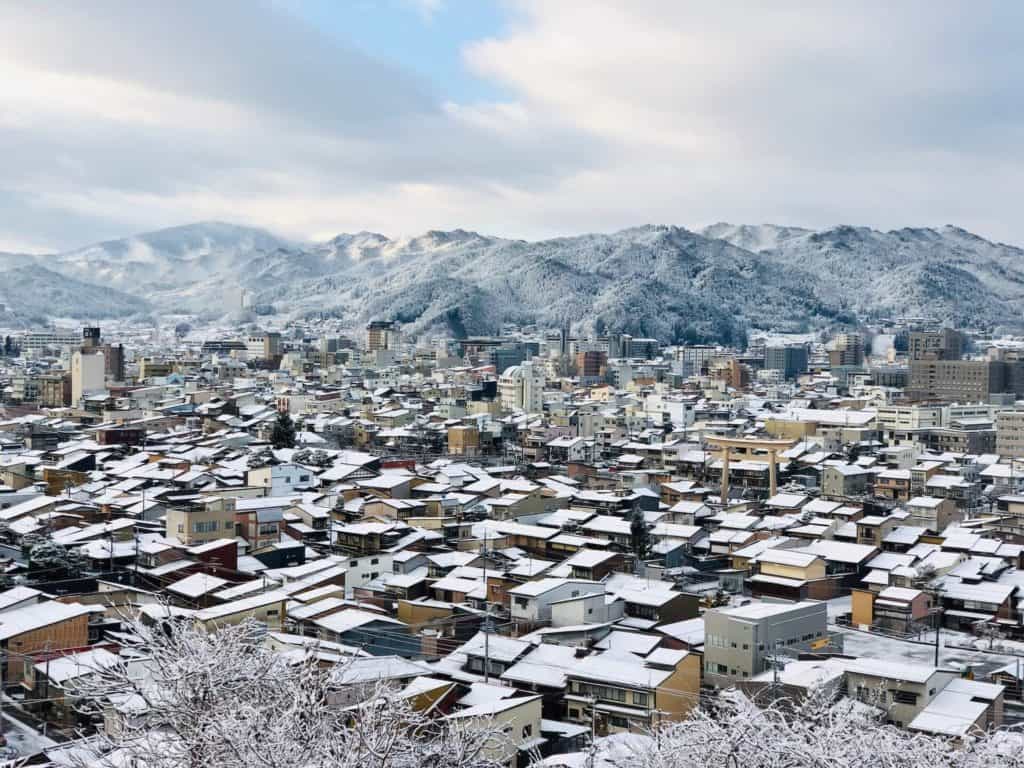 takayama in winter