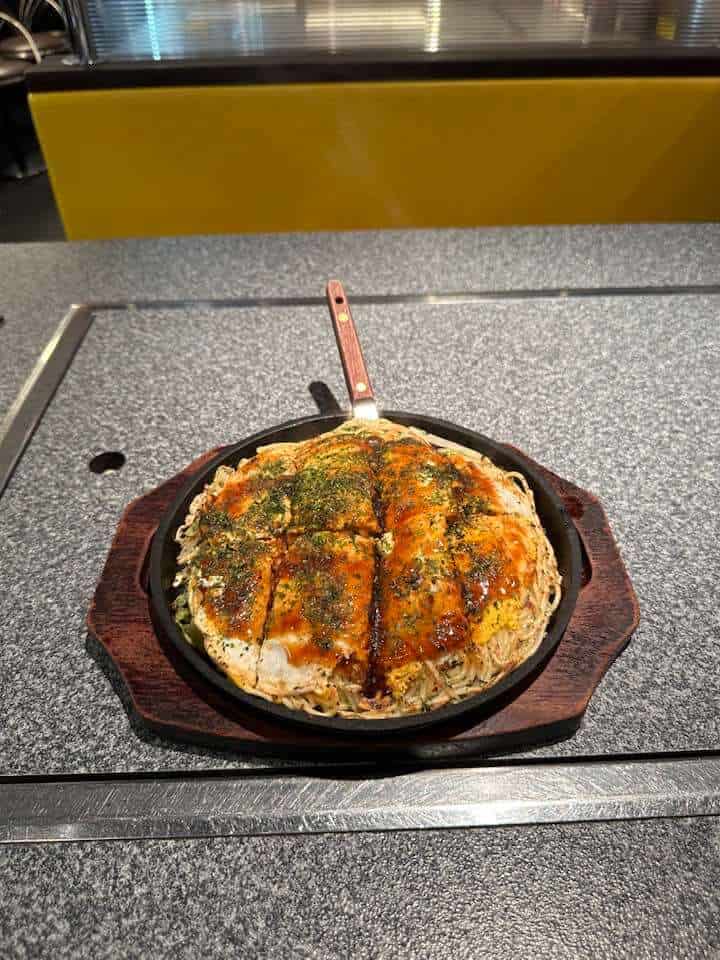 three weeks japan itinerary - Hiroshima Okonomiyaki