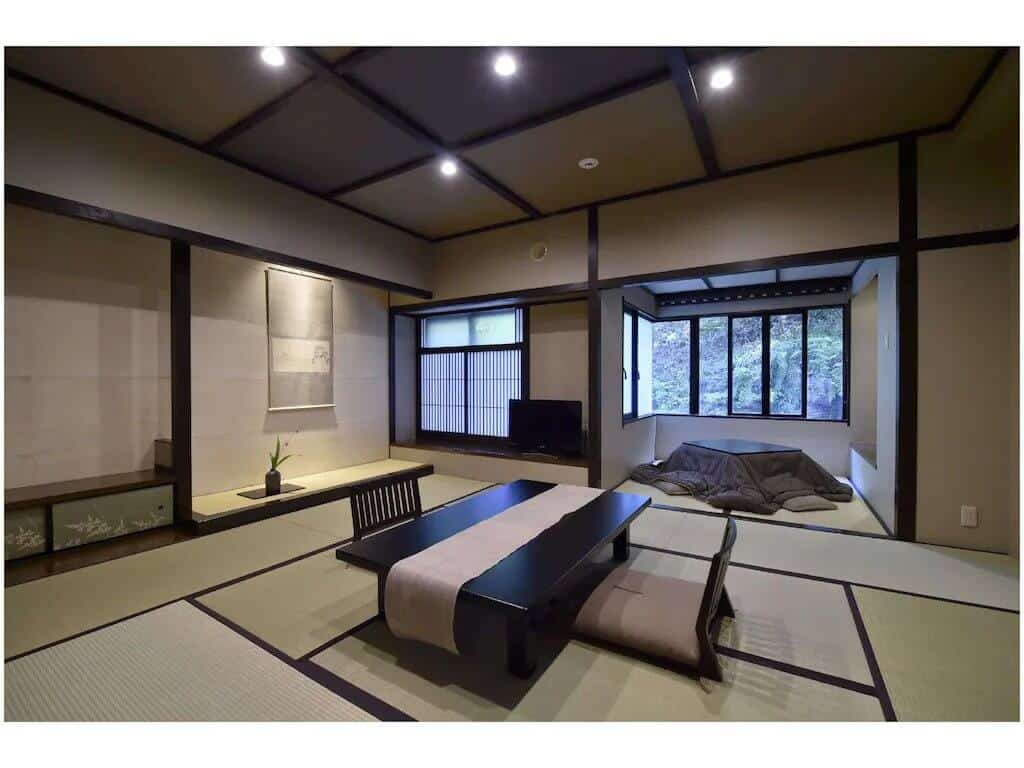 best kyoto ryokan with private onsen-traditional Japanese room at Sumiya-Kiho-an