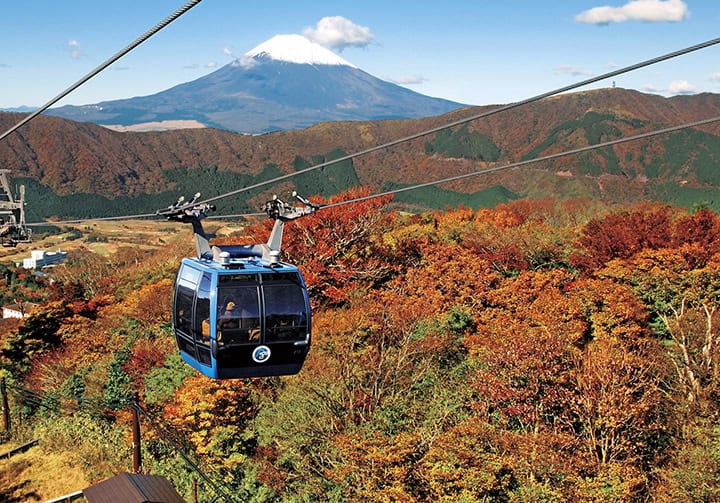 fall in japan - Hakone Ropeway