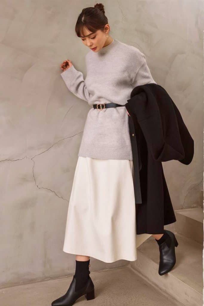 japan autumn outfit ideas - night out